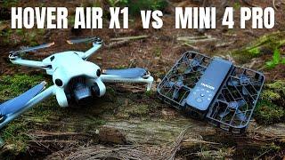 HOVERAir X1 vs. DJI Mini 4 Pro - Which One Fits Your Needs Best?