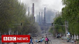 Ukrainian civilians evacuated from Mariupol's steel plant - BBC News