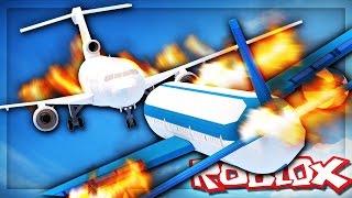 Roblox Adventures - SURVIVE A MID-AIR PLANE CRASH! (Plane Wars)