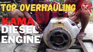 KAMA SINGLE CYLINDER DIESEL ENGINE | HARD START PROBLEM| TIMELAPSE