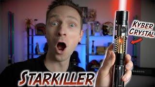 Coolest Lightsaber Ever! Starkiller Neopixel Lightsaber Review from Artsabers!