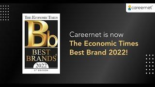 Careernet is now an ECONOMIC TIMES BEST BRAND of 2022