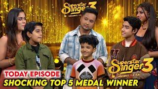 New Top 5 Medal Winner Name Result of Superstar Singer 3 Today Episode | Superstar Singer 3 Today