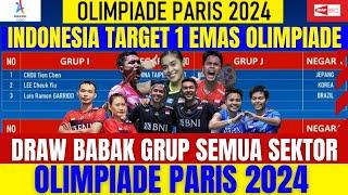 WOW MENGEJUTKAN..!! DRAW OLIMPIADE INDONESIA DI GRUP NERAKA SEMUA..!!