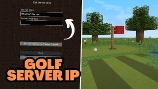 Minecraft Golf Server IP Address