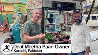 Pakistan: Deaf Meetha Paan Owner