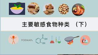 主要的食物敏感/不耐受种类（下） ｜组胺 FODMAPs 水杨酸 食物添加剂 高温/干热 等 ｜大多数人不太熟悉 很容易被误诊的 敏感食物种类