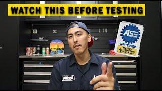 ASE Test Taking Tips/Advice 2022
