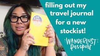 Wanderlust Travel Journal Setup | How to Make a Travel Journal Notebook | bobo Design Studio