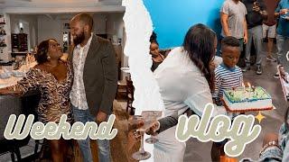 WEEEKEND VLOG | 10 Year Anniversary Weekend | Birthday Parties, Travel Vlog & More