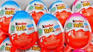 Satisfying video open kinder joy - Asmr kinder surprise eggs chocolate - unboxking kinder joy