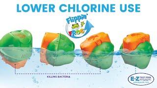 Lower Chlorine Use With Flippin' Frog XL Pool Care