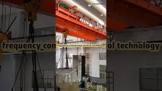 Customized 32/32T Double Girder Overhead Crane with Frequency Control Technology #shorts