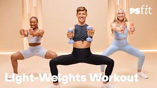 45-Minute Full-Body Workout With Light Weights