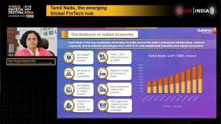 Tamil Nadu, the emerging Global FinTech hub | Tmt. Pooja Kulkarni IAS at World FinTech Festival