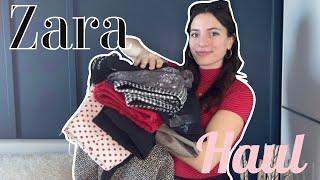 HUGE ZARA HAUL | TRY ON + winter fashion styles | Fashion with Valeriya