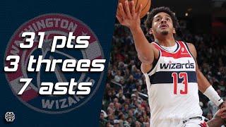 Jordan Poole 31 pts 3 threes 7 asts vs Bucks 24/25 season