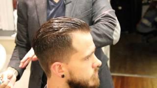 Pompadour haircut - how to cut a pompadour haircut - how to style a pompadour - Clipper over comb