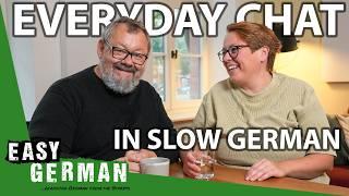 14 Min. Conversation in Slow German | Super Easy German 264