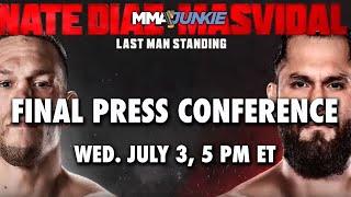 Diaz vs. Masvidal 2 Final Pre-Fight Press Conference Live Stream