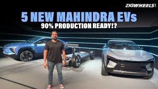 Upcoming Mahindra Electric SUVs Explored! | XUV E8, XUV E9, BE5, BE7, BE9