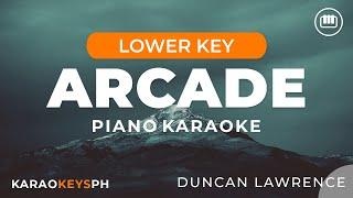 Arcade - Duncan Laurence (Lower Key - Piano Karaoke)