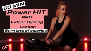 BURN LOTS OF CALORIES - 60 Min Advanced Indoor Cycling Lesson