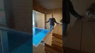 Краткий обзор банного комплекса. #каркасныедома #каркас #домизбруса
