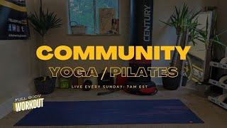 Sunday Morning Yoga & Pilates | Live Class for Adults Over 30