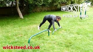 Wicksteed FLZ Push Up Bars - Outdoor Fitness Equipment