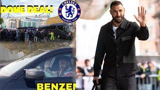 Benzema Arrivés In Stamford Bridge Today!! DONE DEAL!️ + Chelsea Transfer News