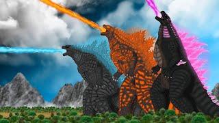GODZILLA - Atomic Power scenes [Godzilla Cartoons]