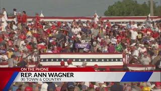 Missouri Congresswoman Ann Wagner reacts to shooting at Trump rally