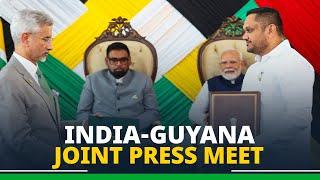 LIVE: PM Modi, President Irfaan Ali attend joint press meet, exchange MoUs and agreements