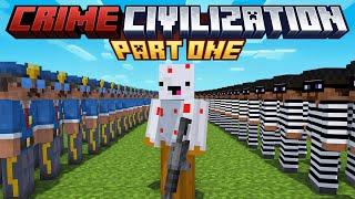 Minecraft But I Join CRIME CIVILIZATION