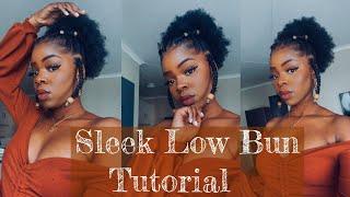 HOW TO | SLEEK LOW BUN WITH BRAIDS | Lister Mongie | South African YouTuber