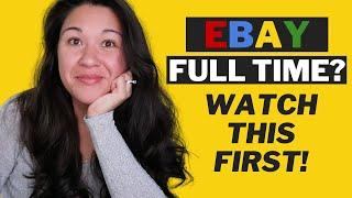 I TRIED SELLING ON EBAY FULL TIME! Here's what you need to know
