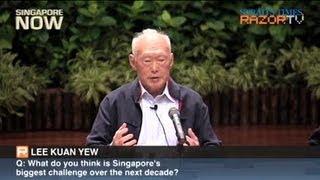 Lee Kuan Yew's worry for Singapore (Pt 1)