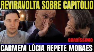 #4 SUPREMA CORTE VOTA A FAVOR DE MANIFESTANTES DO CAPITÓLIO   CARMEM LÚCIA REPETE MORAES