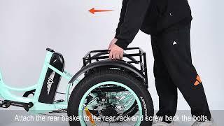 Addmotor TRIKETAN II M-330 2024 Electric Trike Assembly Tutorial & Operations Guide