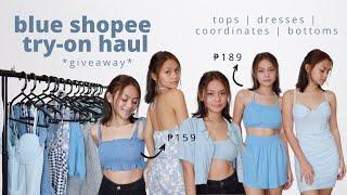 HUGE BLUE SHOPEE HAUL 2022 (Giveaway) || Michelle G.