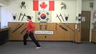 Grandmaster Justin Powell Performs Shifting From Stance To Stance