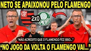 NETO APAIXONADO PELO FLAMENGO: "NO JOGO DA VOLTA O FLAMENGO VAI PEGAR O PALMEIRAS E VAI..."