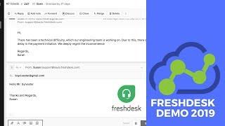 Freshdesk Demo 2019 - Omni-channel customer service solution