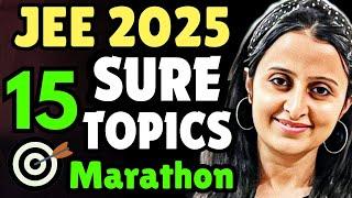 15 SURESHOT TOPICS MATH MARATHON | JEE MAINS 2025 | NEHA AGRAWAL |MATHEMATICALLY INCLINED |