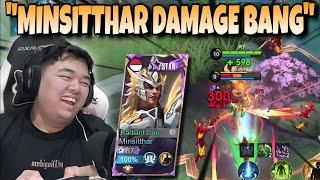 MINSHITTAR DAMAGE GA LOGIS DAMAGENYA !!! DITUSUK BANYAK WARGA BRO !! #MLBB