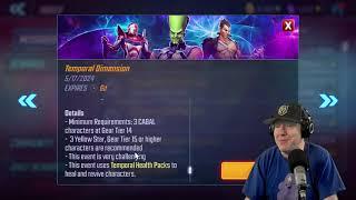 TEMPORAL DIMENSION IS A DISASTER - MARVEL Strike Force - MSF