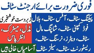 Multiple Staff Jobs Vacancy in Karachi Pakistan 2025 | Shopping Mall Jobs| High Paying Jobs Vacancy