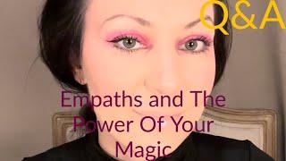 Empaths and the Power of Your Magic and Q&A-Info Below⏬#manifestationcoach#lifecoach#empath#magic