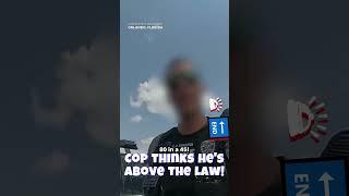 Cop thinks hes above the law #badofficial #corruptsystem #policecomplaint  #owned #instantkarma